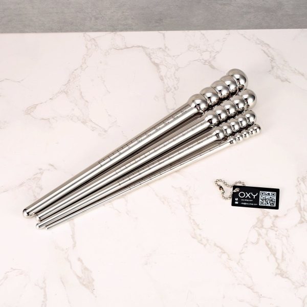 AeroGlide Stainless Steel Prostate Probes – Precision-Sized with Ruler Markings