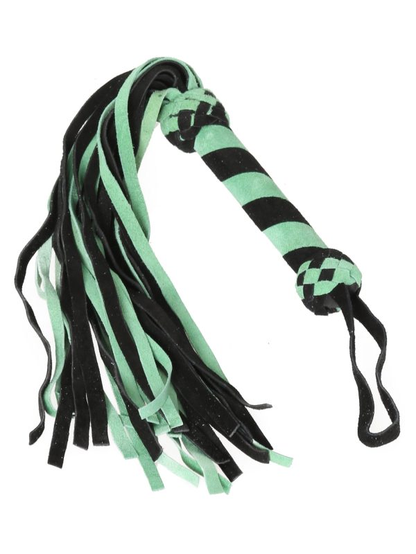 Black & Green Suede Flogger