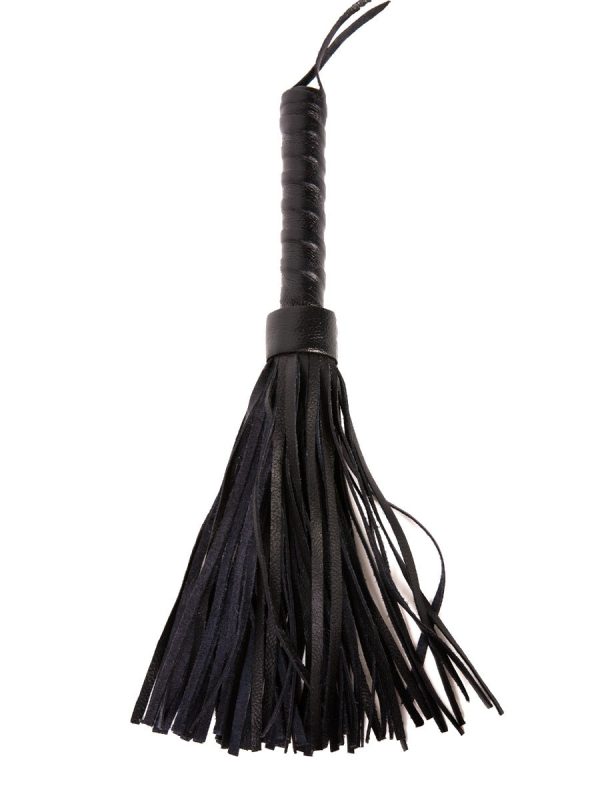 Black Petite Leather Flogger