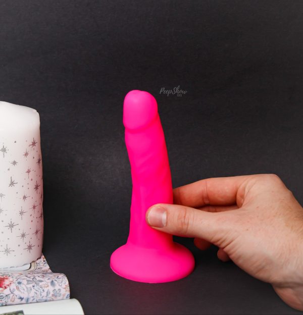 Blush Neo Elite Tapered 6 Inch Dual Density Silicone Dildo