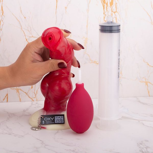 Ejaculating Dog dick Dildo - Add any liquid