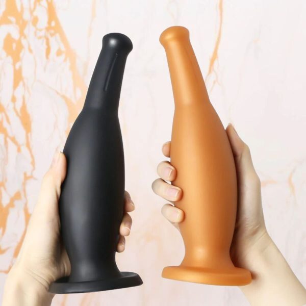 "The knot" Butt plug & Dildo - Black or Orange