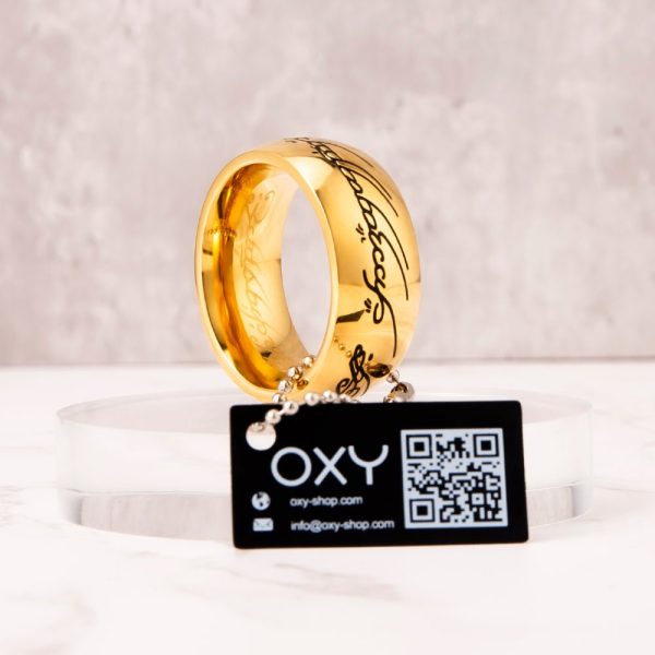 24K Gold "One to rule them all" Glans Ring