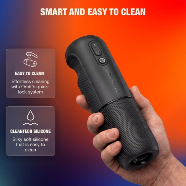 Arcwave Orbit Rotating Penis Masturbator, Body-Safe Silicone