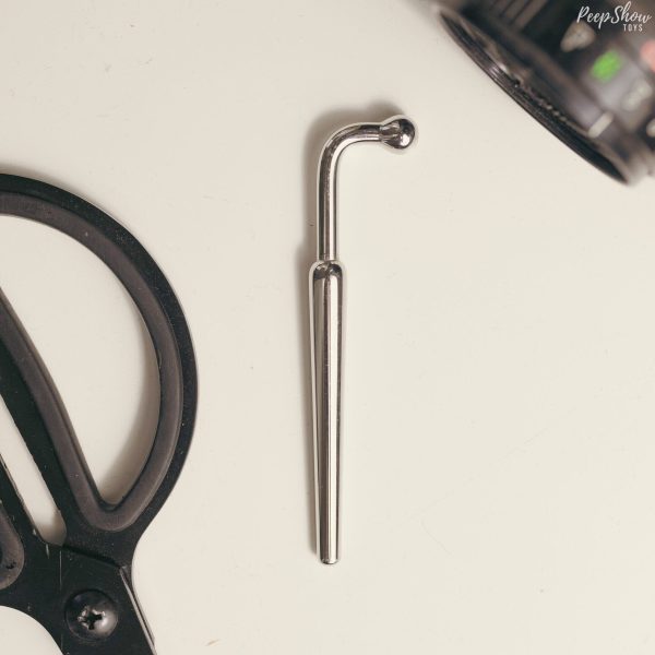 Crank Head Penis Plug Urethral Probe, Stainless Steel