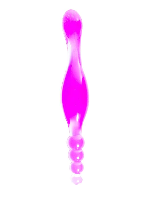 Clear Purple Smoothy Dildo