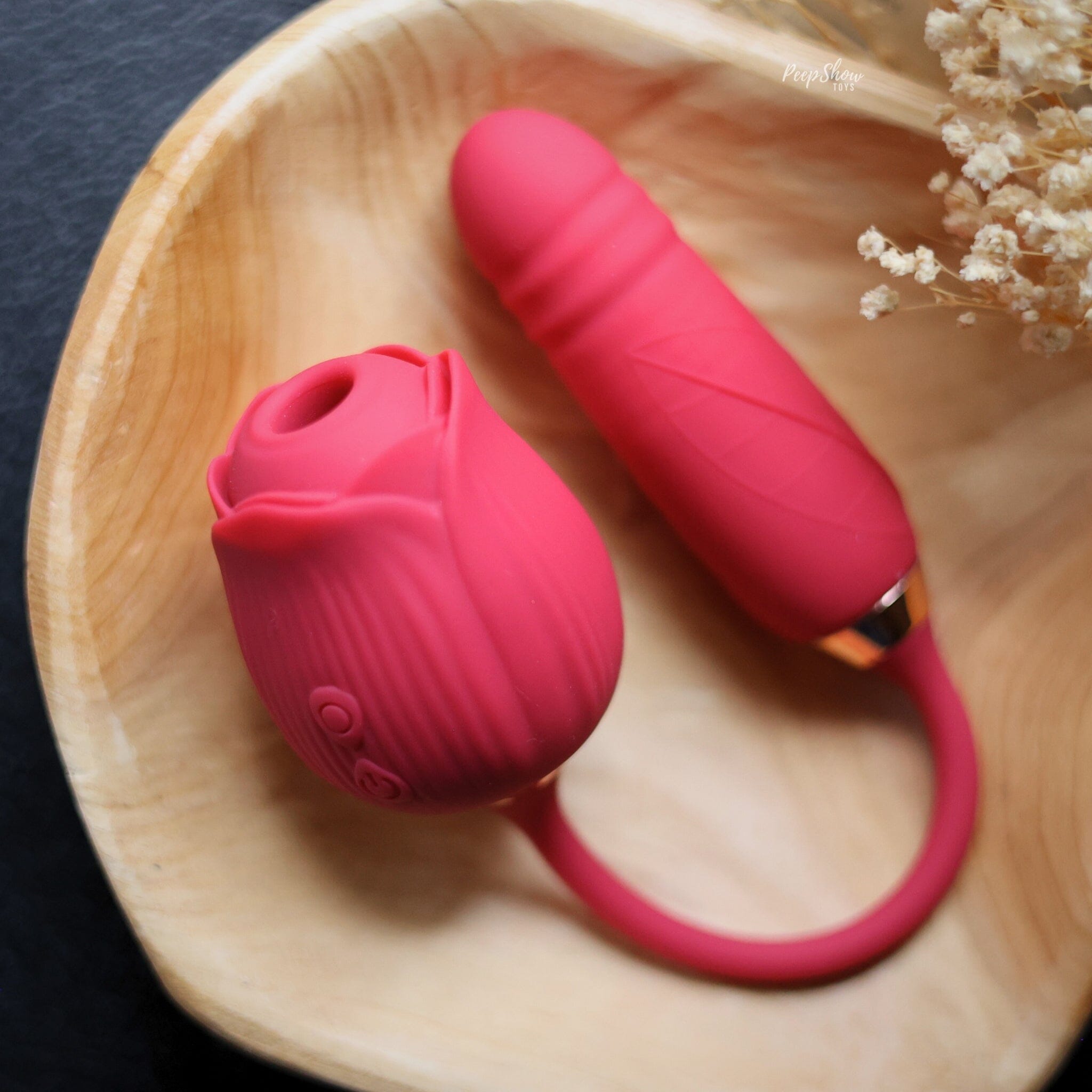 Suck & Thrust Rose Thrusting Toy